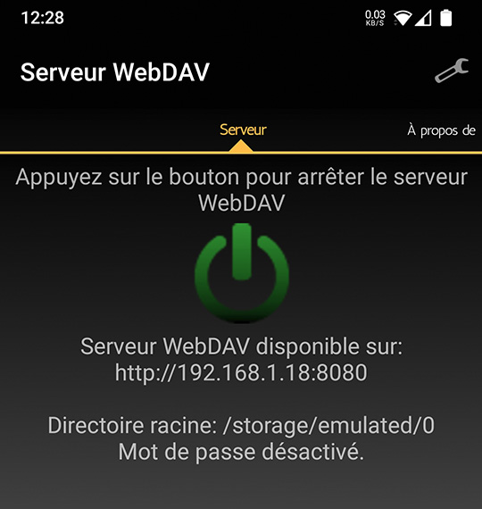 Serveur WebDAV